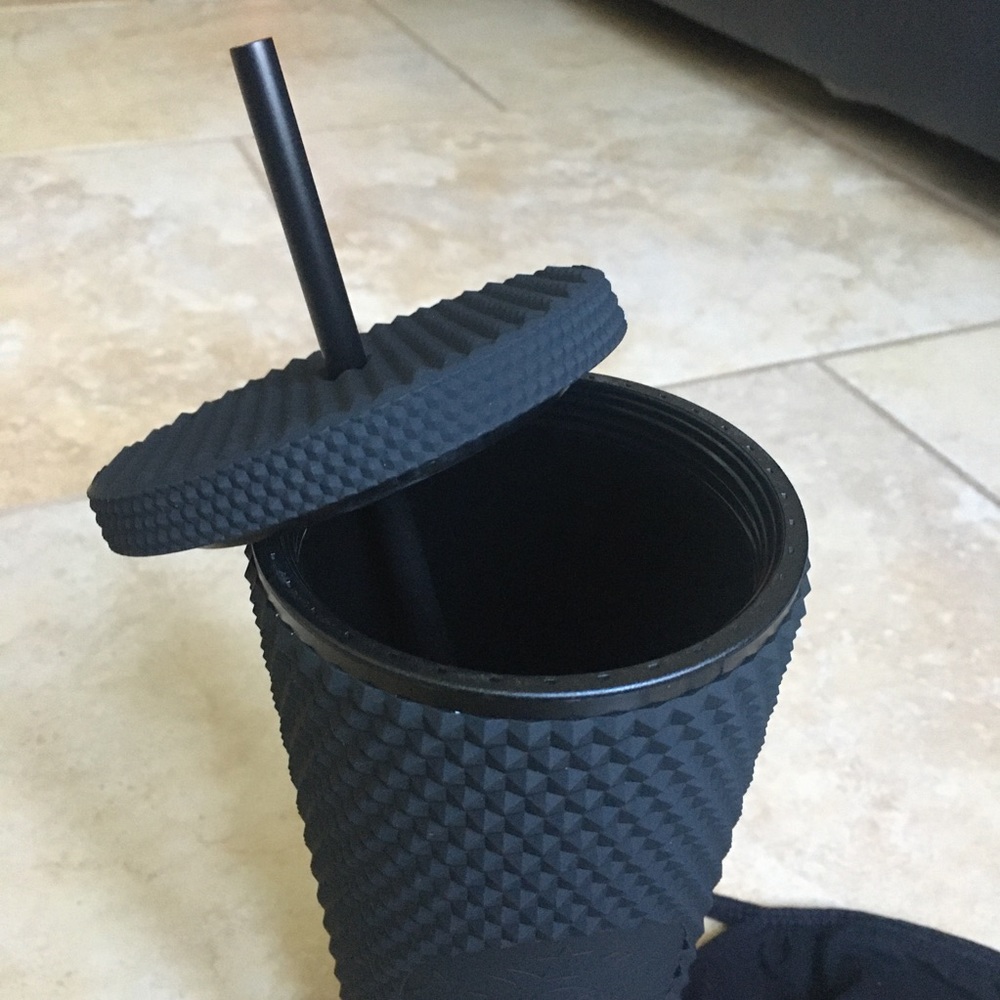 Starbucks Matte Black Tumbler + Starbucks Mask - Picture 12 of 13